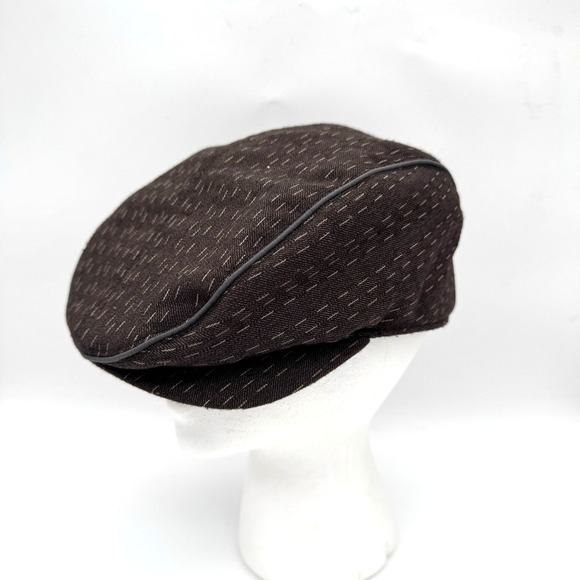 Goorin Bros Chuck Ivy Cap Size Small Newsboy Hat Cabby‎ Brown Stretch
